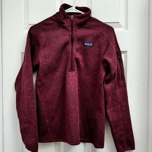 Patagonia Women's Better Sweater 1/4 Zip Fleece, Sequoia Red, Size Small - Picture 2 of 7